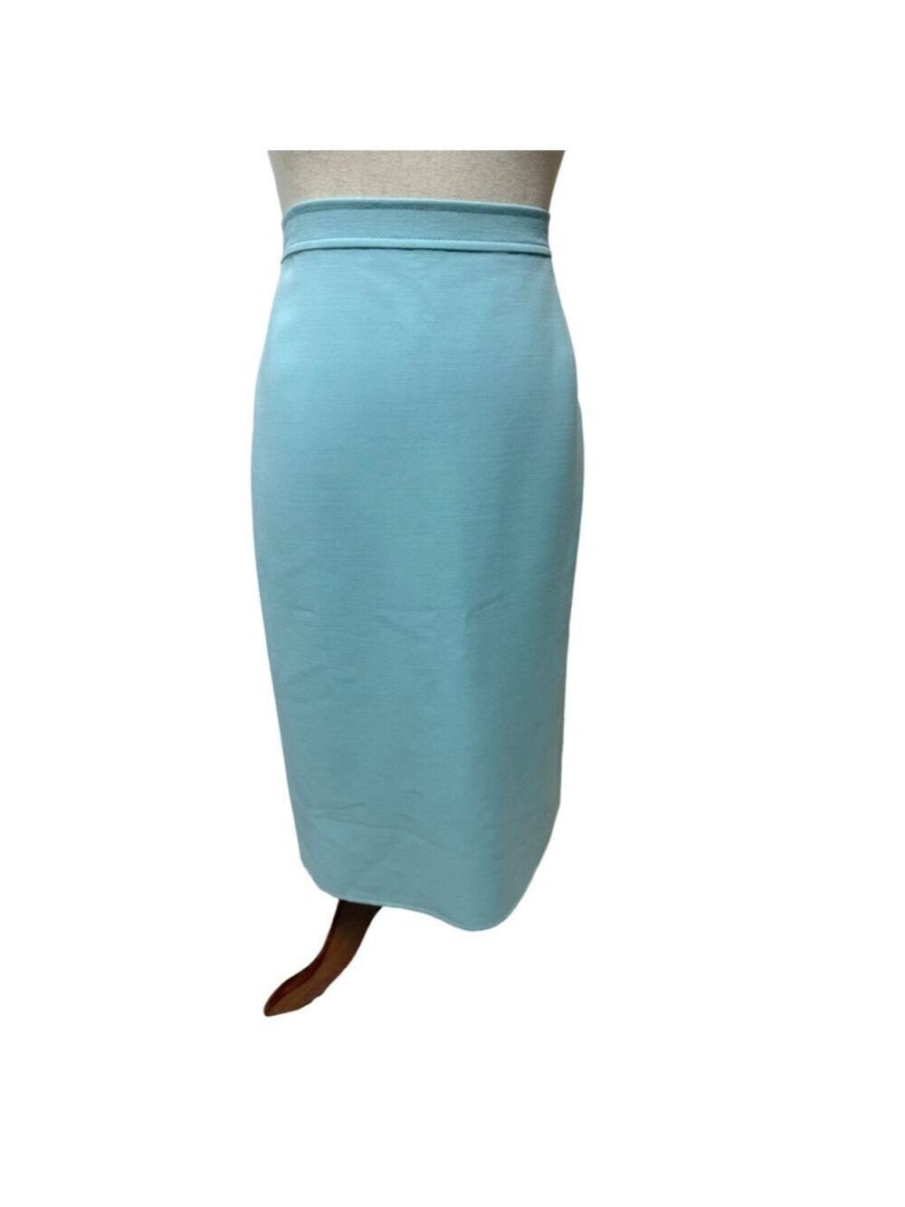 Vintage baby blue suit. Italy.size 46 women's skirt top. Large - Picture 5 of 16